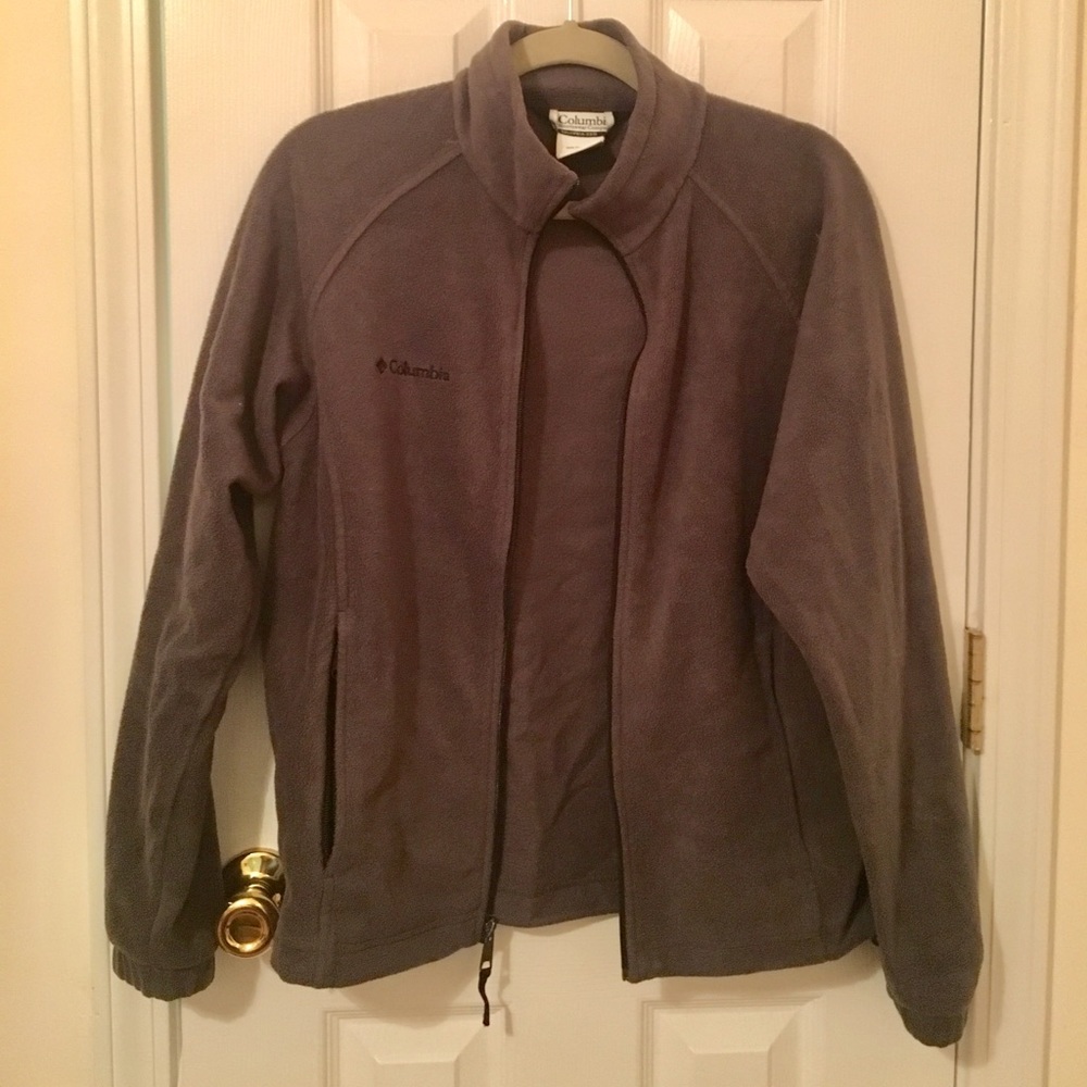 Fleece Columbia zip up jacket